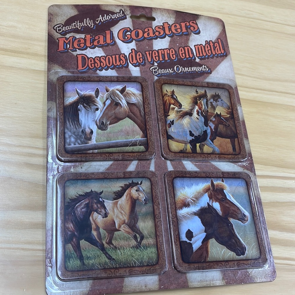Metal Horse Coasters